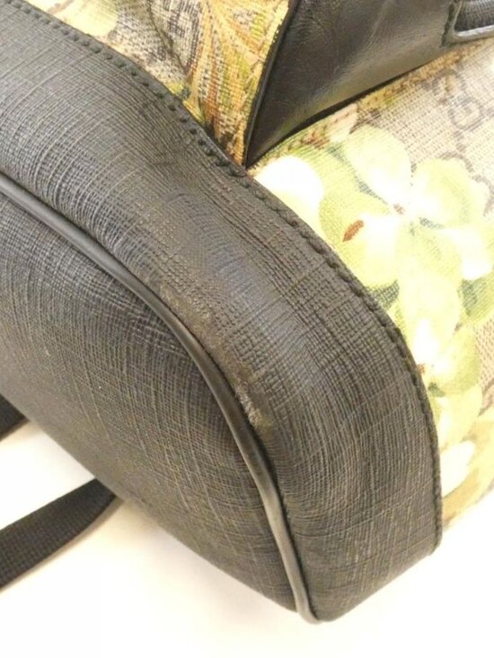 Gucci Backpack Leather Canvas main image 8